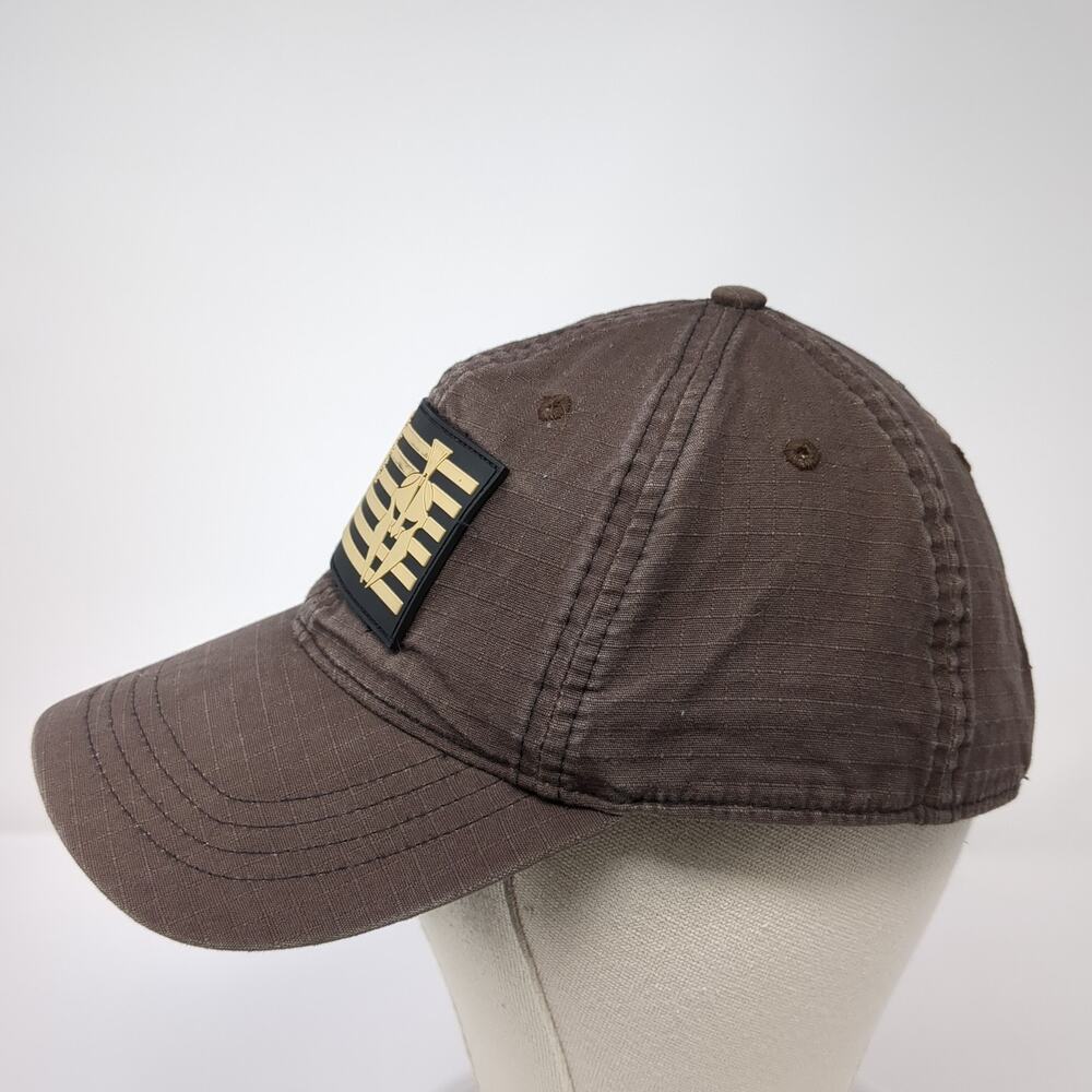 Kryptek Patch Flag Strapback Baseball Cap Brown O… - image 3